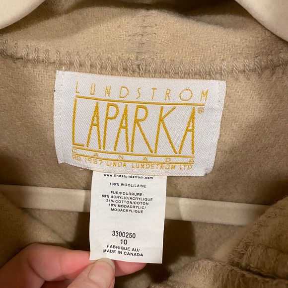 Linda Lundstrom 100% Wool La Parka Vintage Coat - Picture 14 of 16